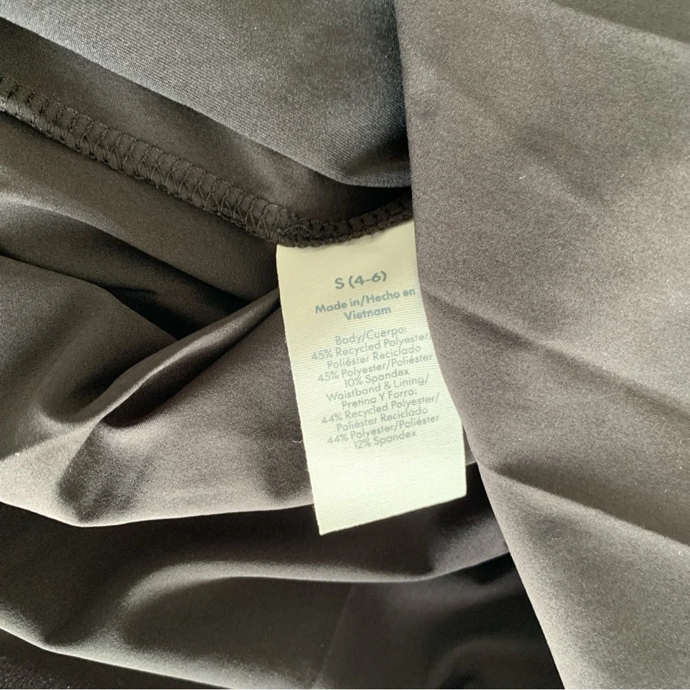 Black Pleated Tennis Skirt Mini Size Small Built In Shorts